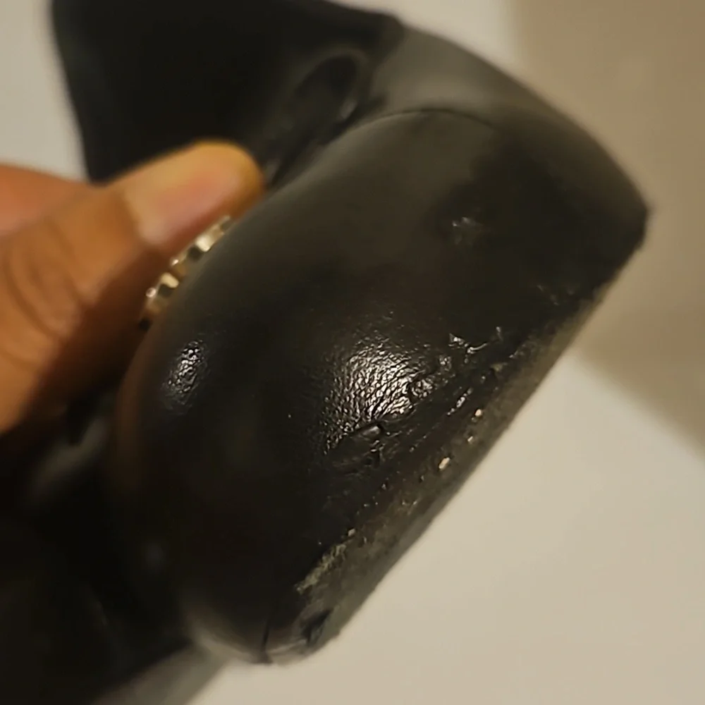 Chanel Black Leather Pumps Heels with Bow size 39 - Picture 15 of 15